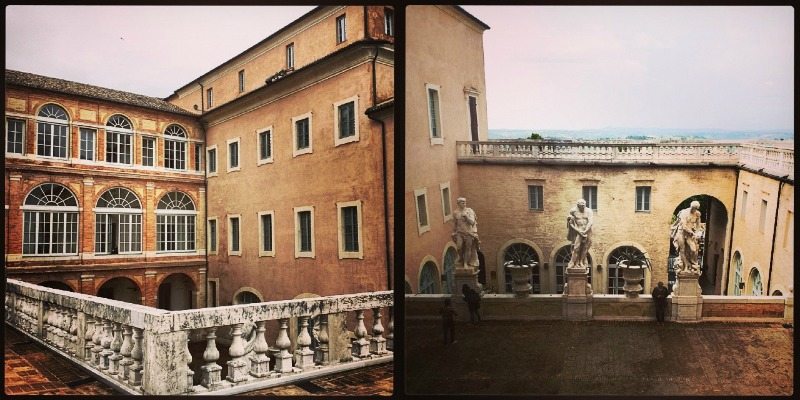Il terrazzo di Palazzo Bonaccorsi, Macerata. Foto di Paolo1225 su Instagram