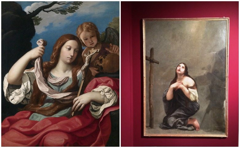 “La Maddalena” di Ludovico Lana e “La Maddalena in meditazione” di Guido Cagnacci