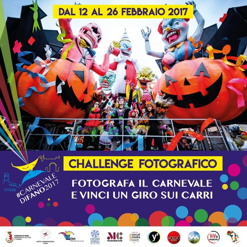 locandina challenge carnevale di fano 2017