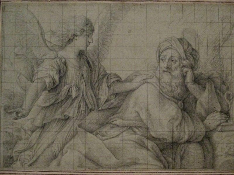 Il Sassoferrato, Un angelo appare ad Elia, collezione privata USA