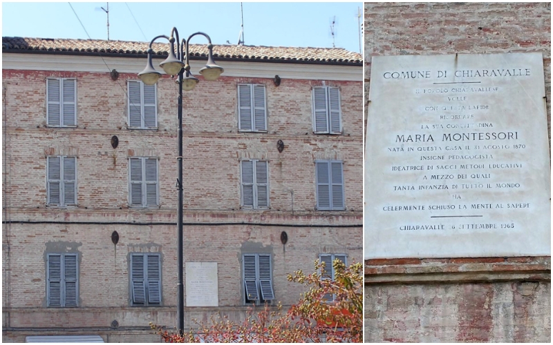 Casa natale di Maria Montessori a Chiaravalle