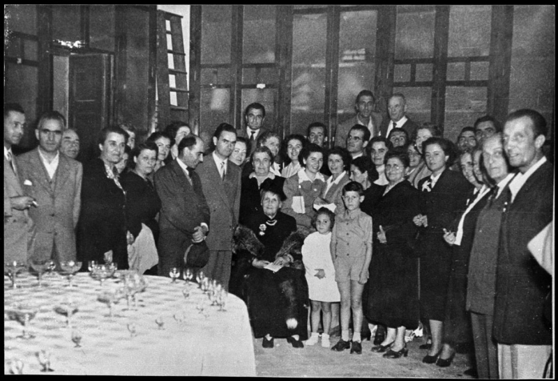 Maria Montessori in visita a Chiaravalle nel 1950