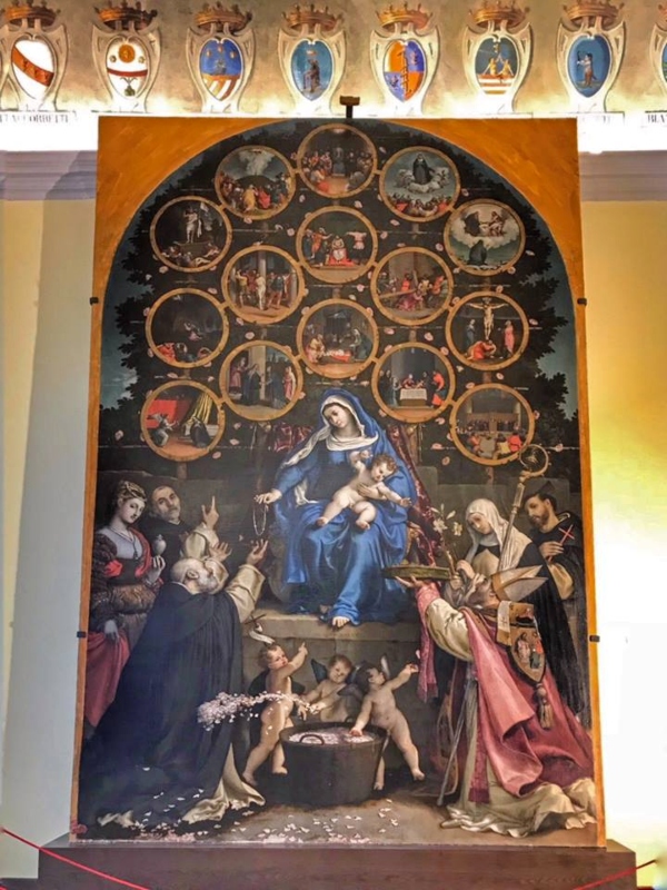 L'opera Madonna del Rosario a Cingoli 